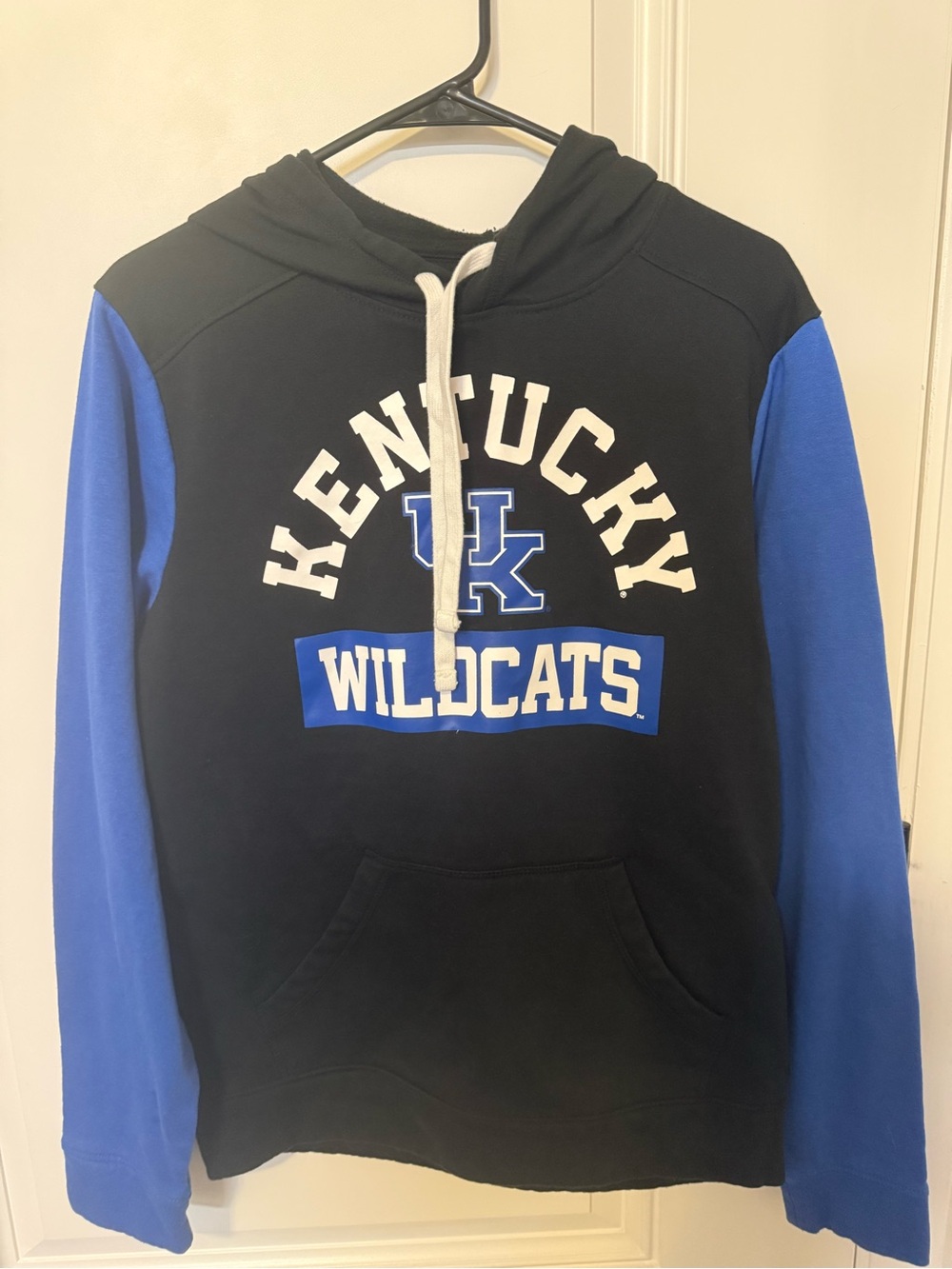 Fanatics Black and Blue Kentucky Wildcats Crewneck Hoodie
